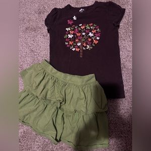 Girls skort set